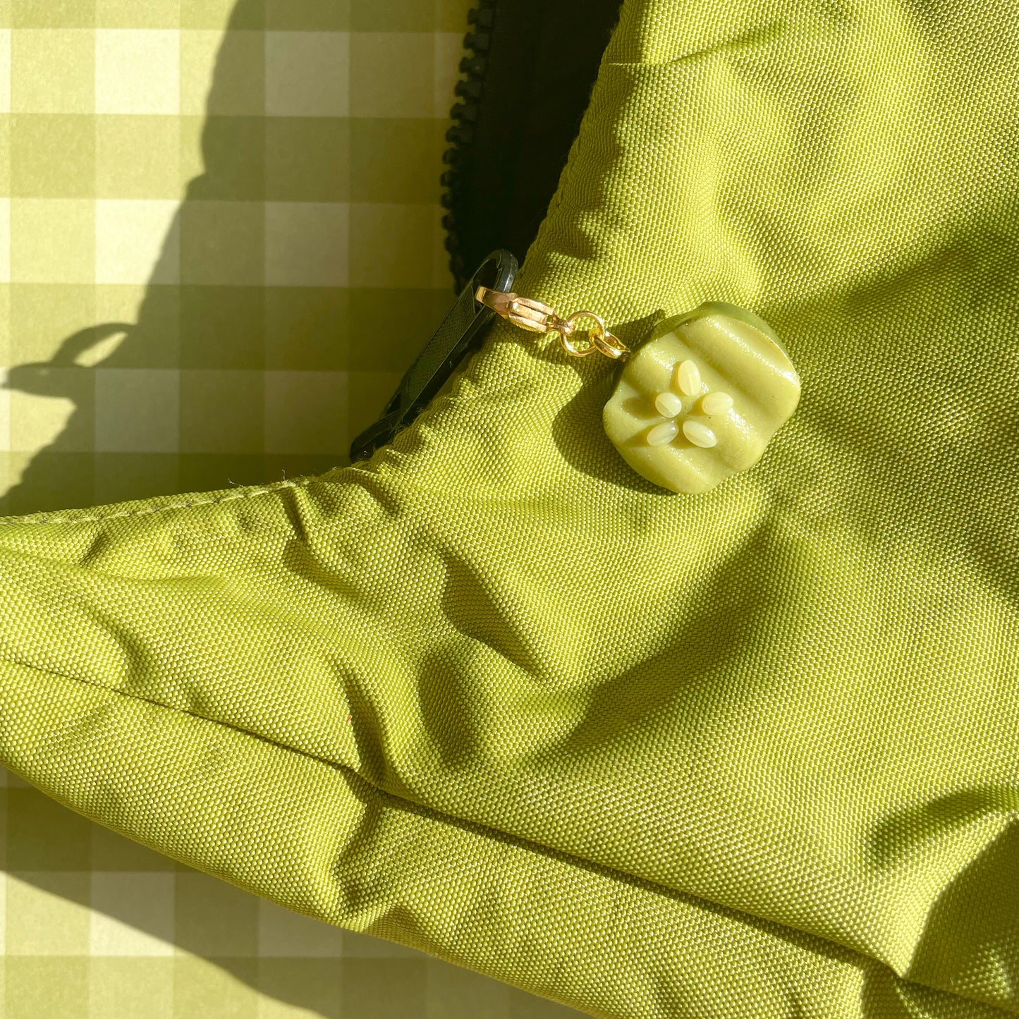 Pickle Chip Bag Charm
