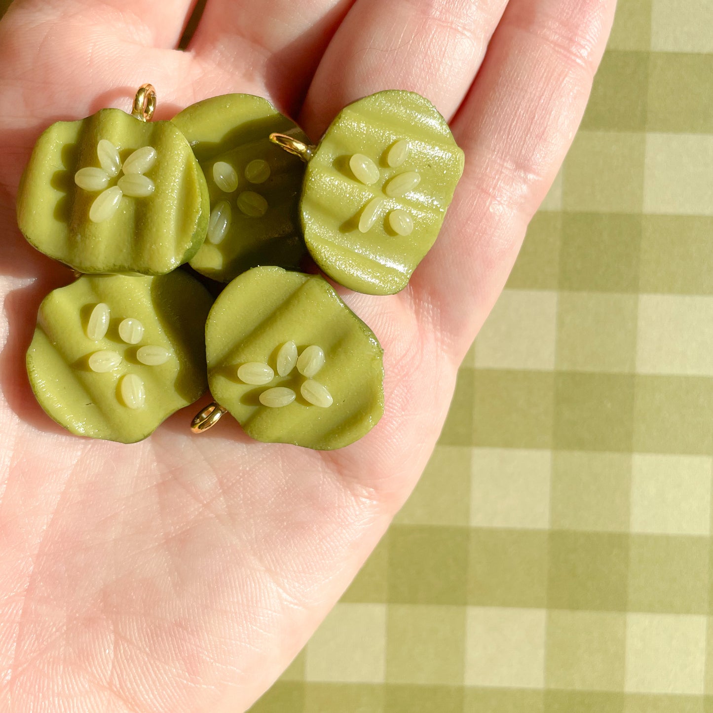 Pickle Chip Bag Charm