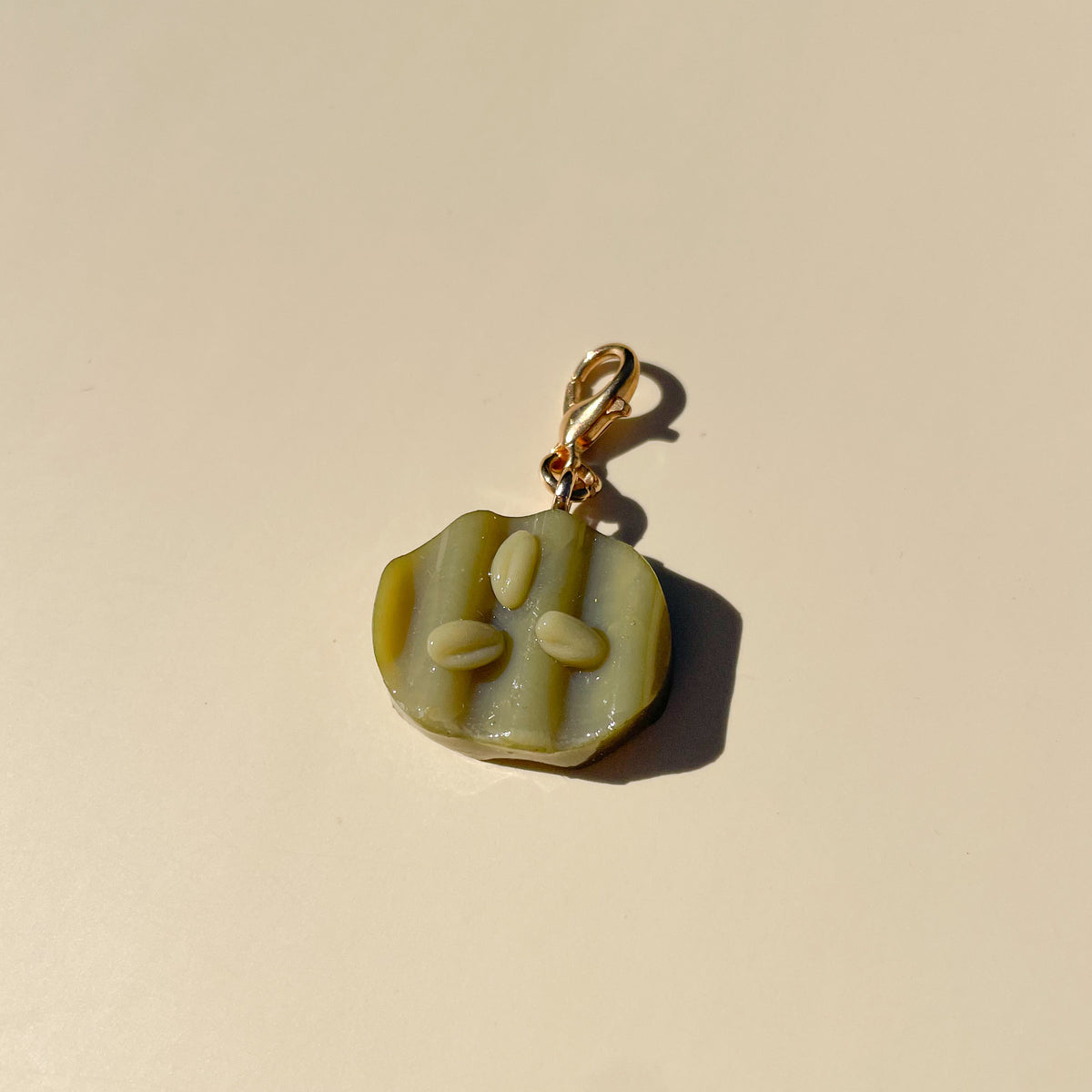 Pickle Chip Bag Charm
