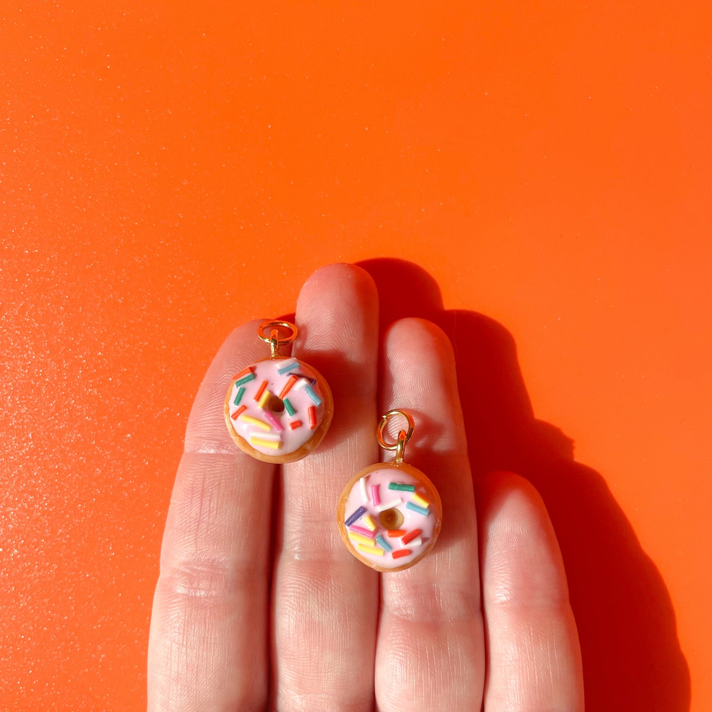 Strawberry Frosted Donut Charms