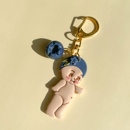 Blueberry Kewpie Keychain