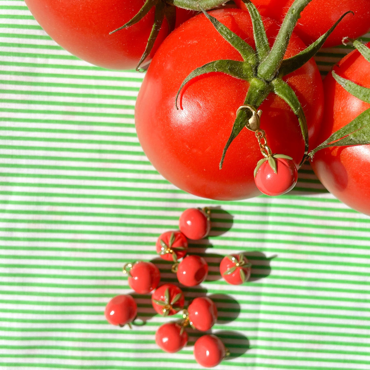 Tomato Bag Charm