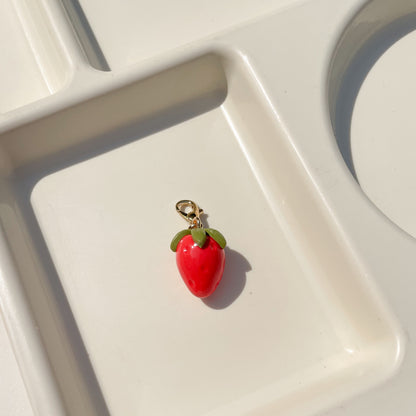 Strawberry Bag Charm
