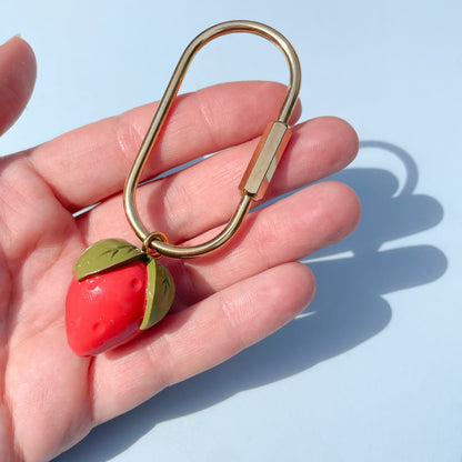 Big Strawberry Bag Charm