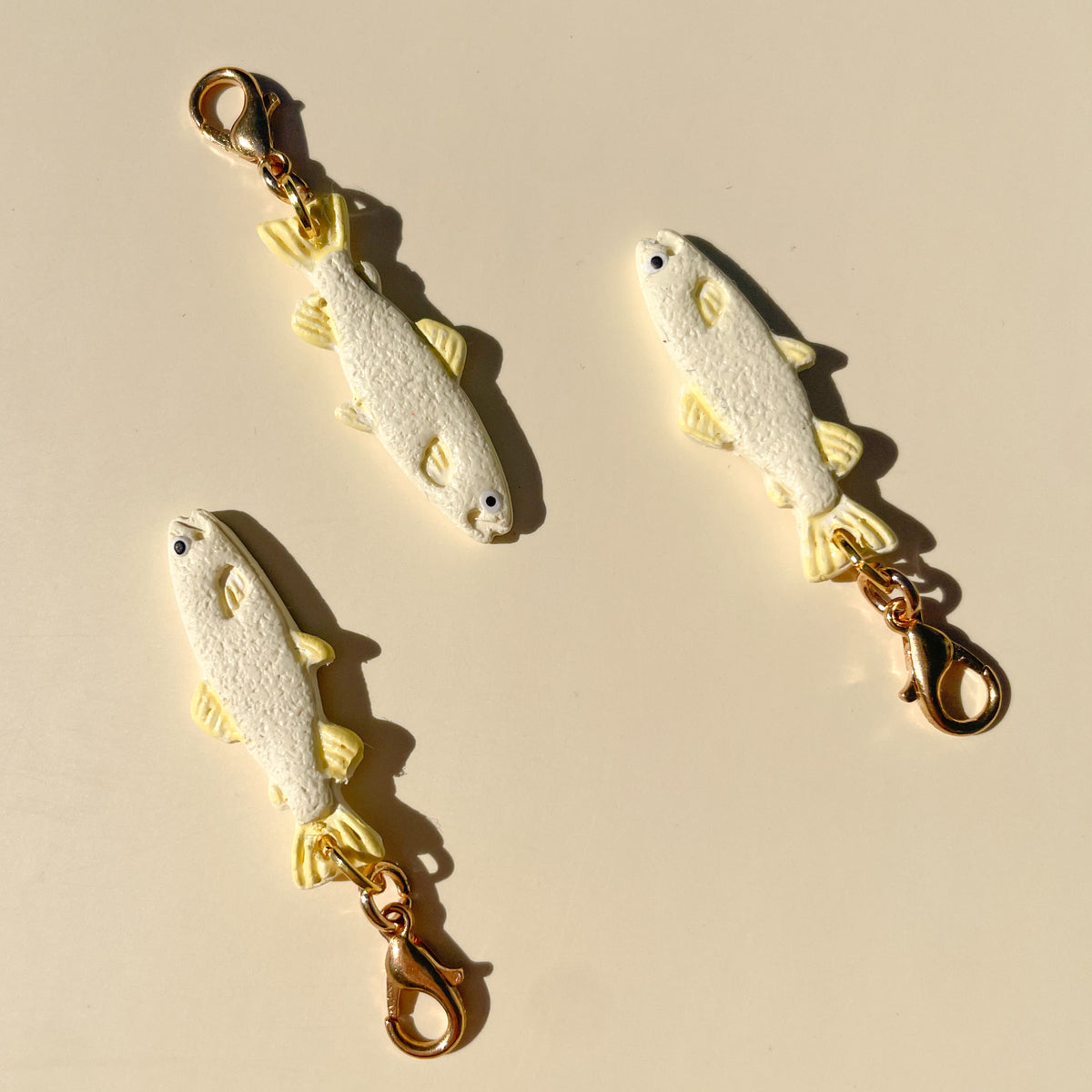 Yellow Fancy Fish Bag Charm
