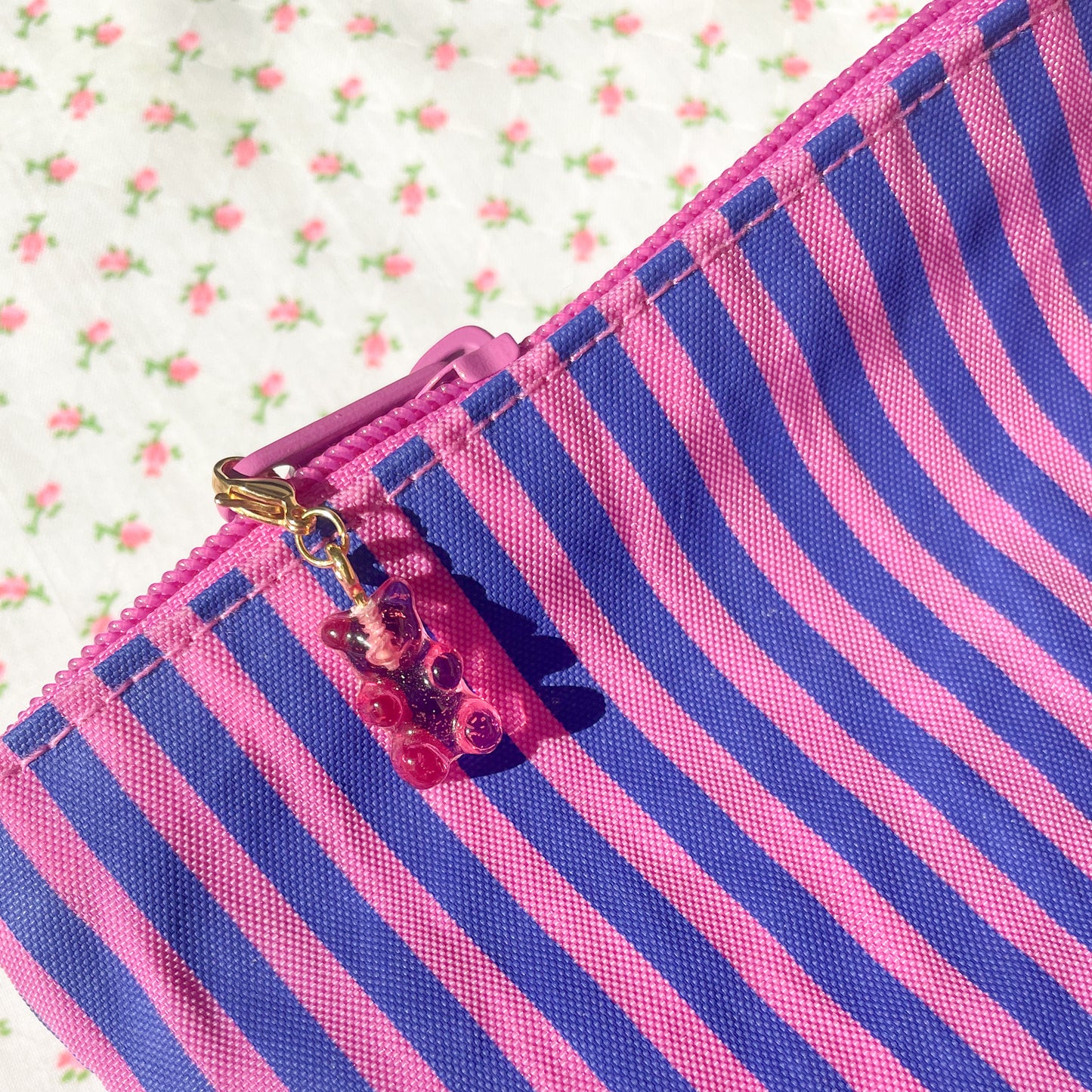 Raspberry Gummy Bear Bag Charm