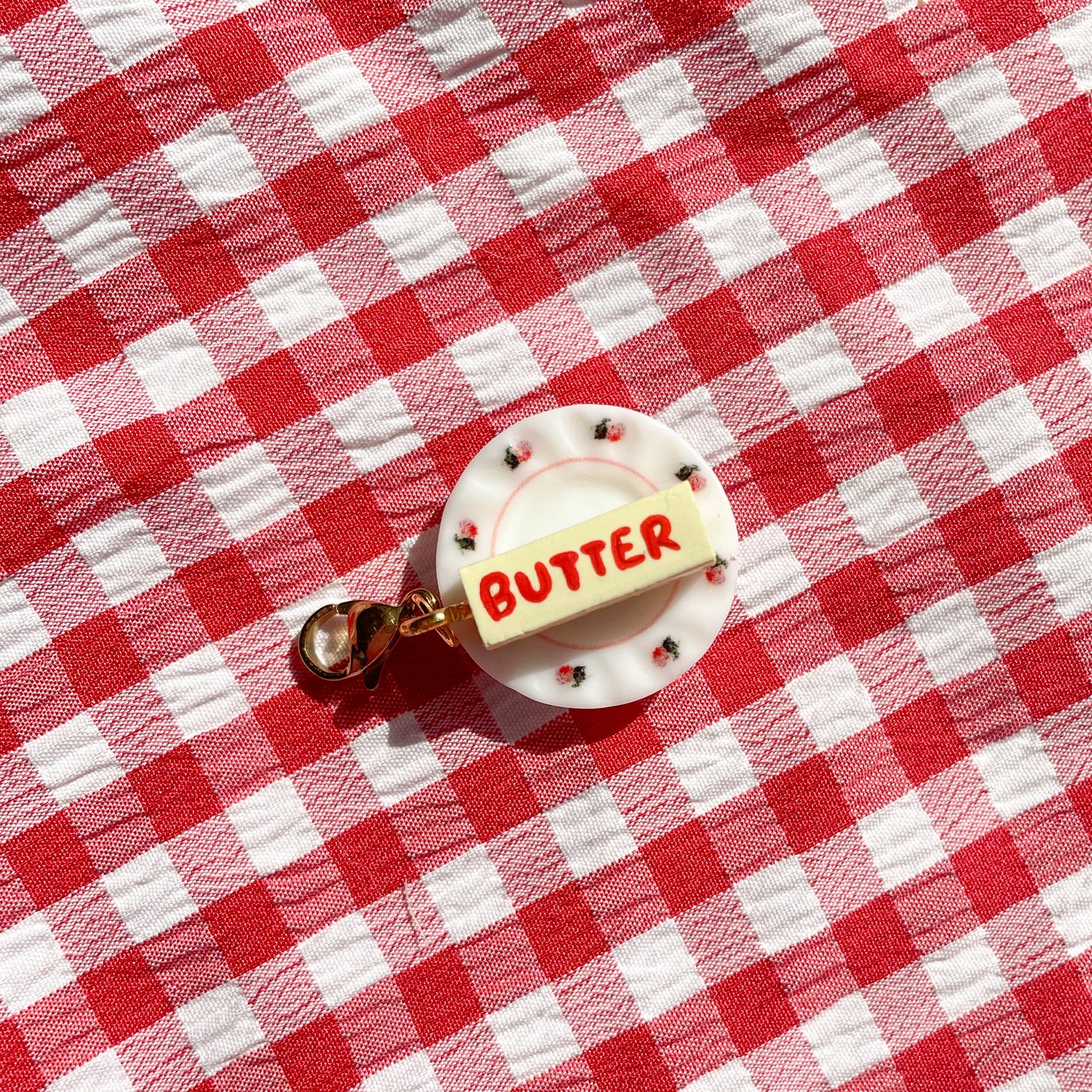 Unsalted Butter Bag Charm
