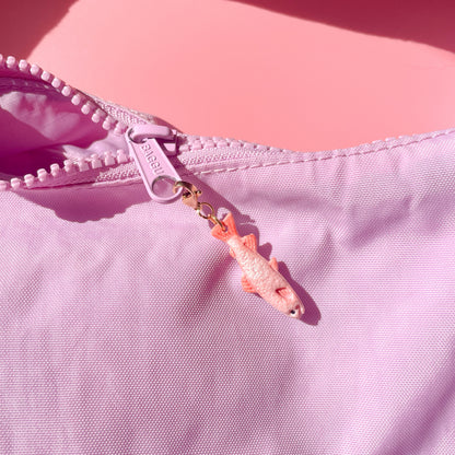 Pink Fancy Fish Bag Charm