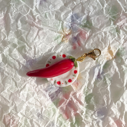 Chili Pepper Bag Charm