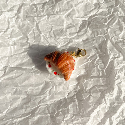Croissant Bag Charm
