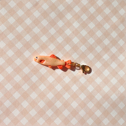 Orange Fancy Fish Bag Charm
