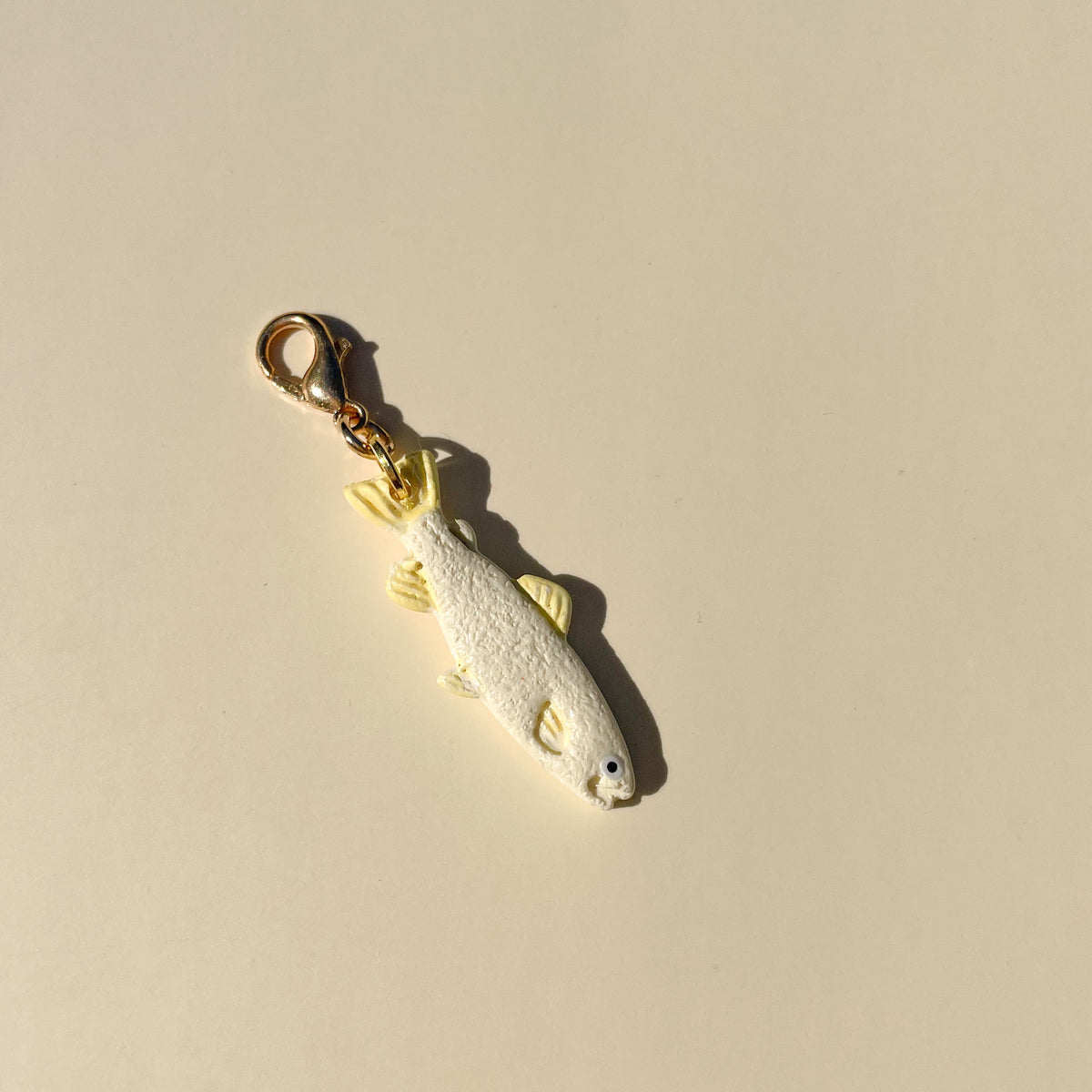 Yellow Fancy Fish Bag Charm