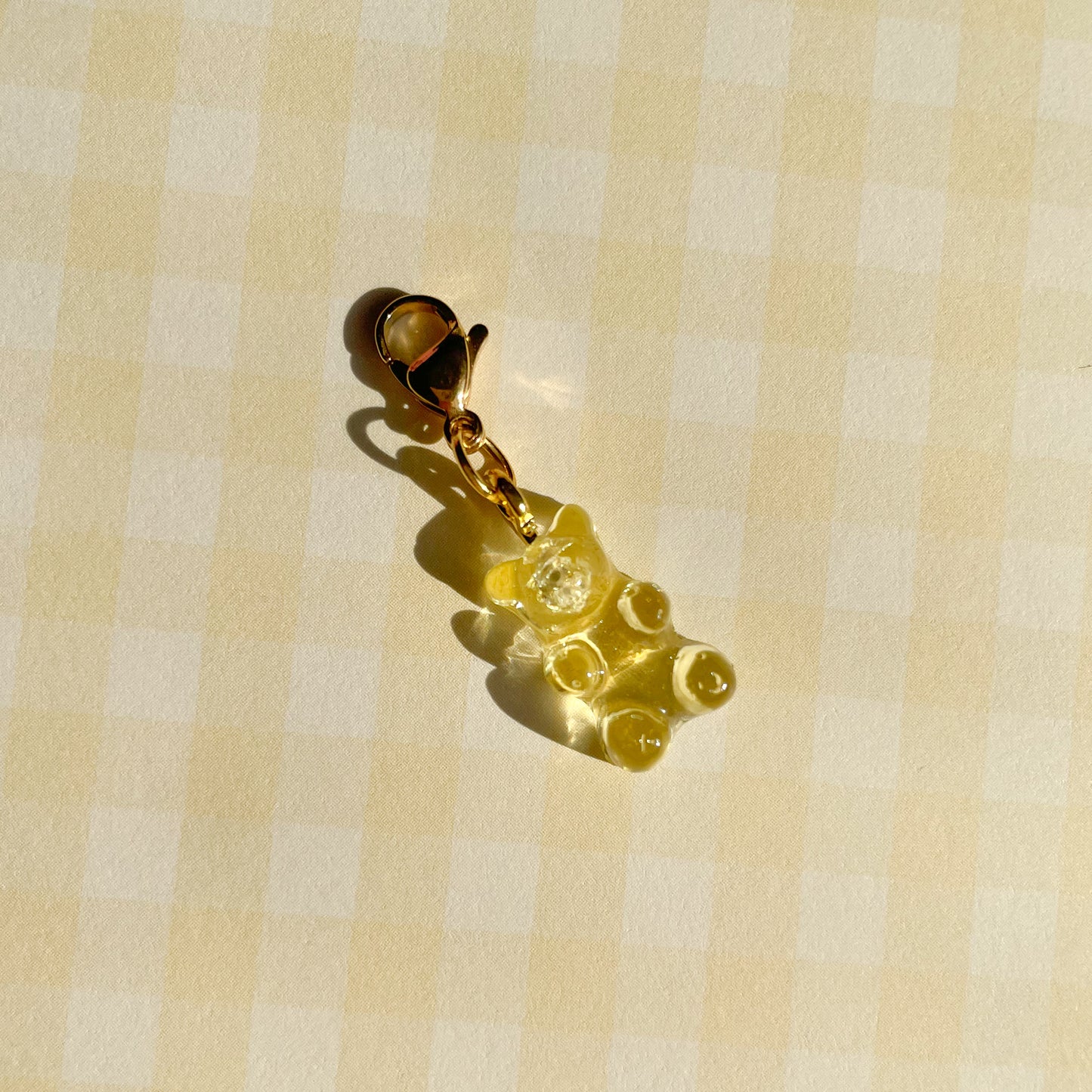 Pineapple Gummy Bear Bag Charm