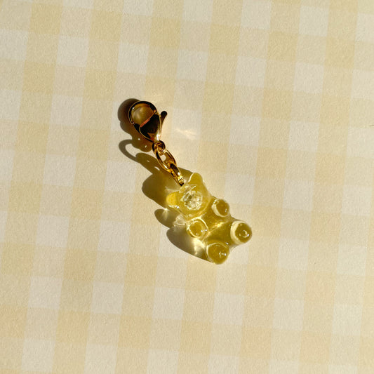 Pineapple Gummy Bear Bag Charm